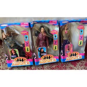 Charlies Angels Set 3 Jakks pacific Figure Alex Natalie Dylan Fashion Doll Lot